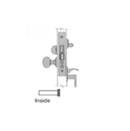 Residential Entrance Mortise Lock w/ Strike 2-1/2 BS Satin Brass RH I3476