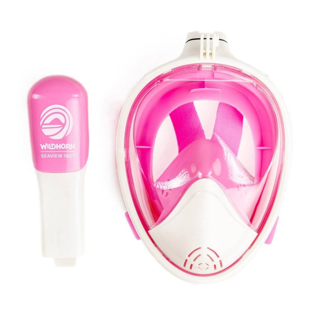 Pink Full Face Diving Snorkel Mask W8520