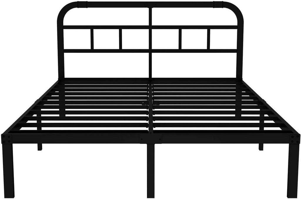 Black Metal California King Bed Headboard Q5338