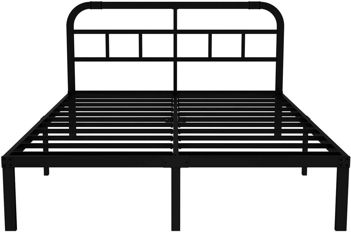 Black Metal California King Bed Headboard Q5338