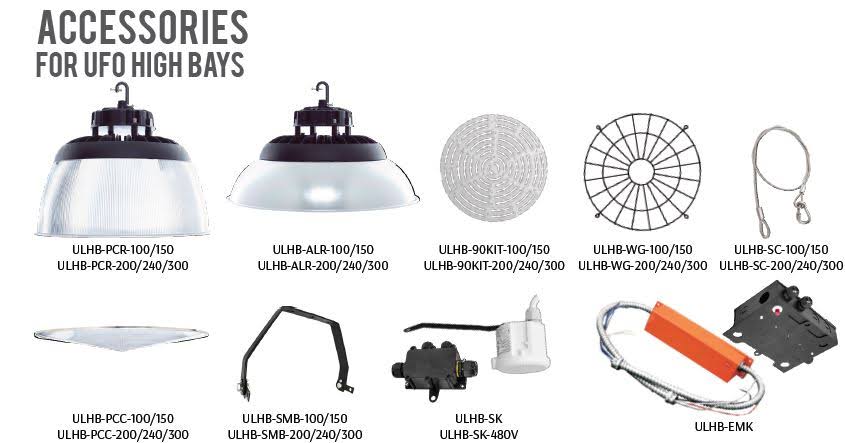 240W LED UFO High Bay 3000K A99436