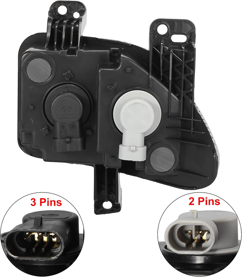 Passenger Side Front Signal Light for Jeep Renegade 2015-2018 Pack of 2 D202