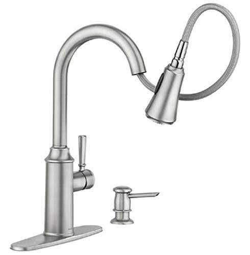 Spot Resist Pulldown Spray Kitchen Faucet W39454