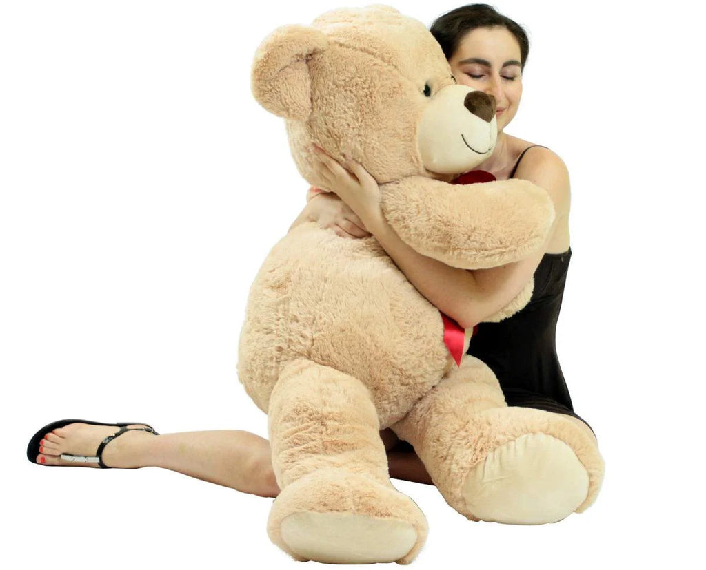Beige Tan 48 inch Plush Teddy Bear Stuffed Animal C17552