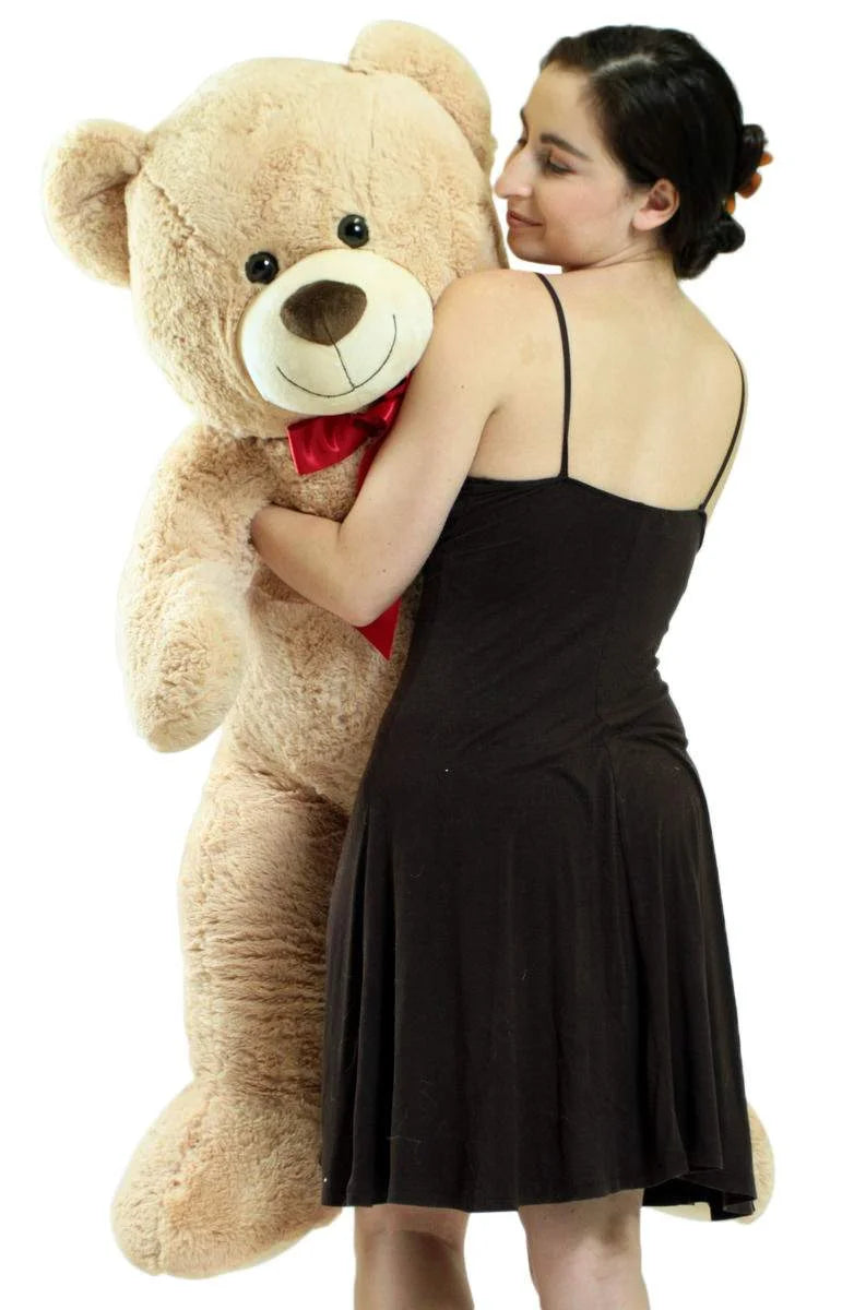 Beige Tan 48 inch Plush Teddy Bear Stuffed Animal C17552