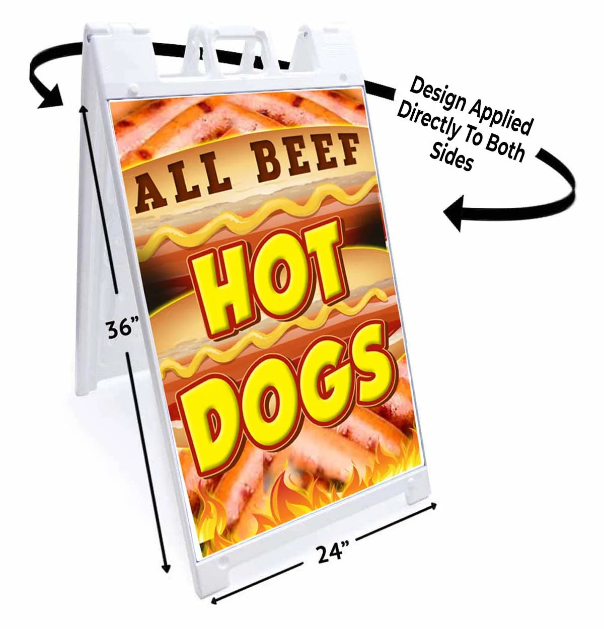24" X 36" A-Frame Signicade with Decal Z437005