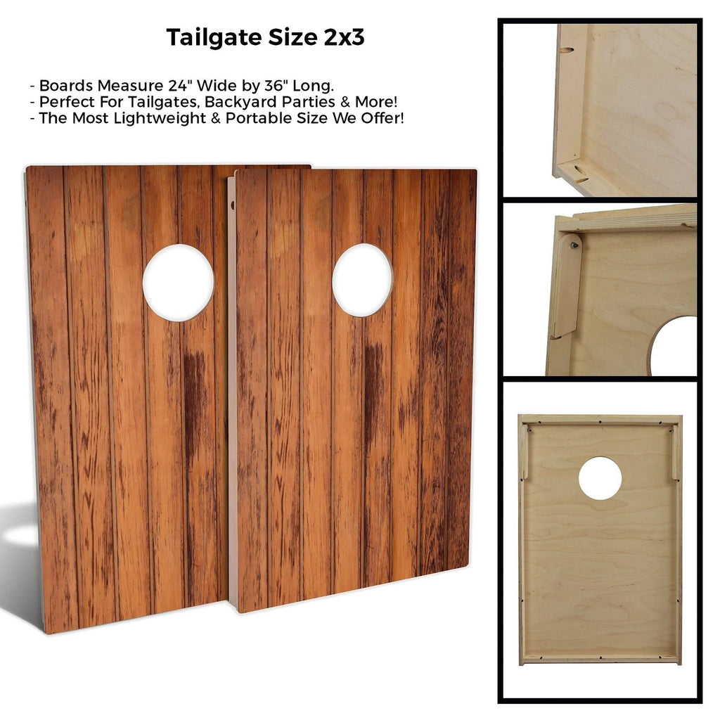 Cornhole Set 2x4 Boards Z886