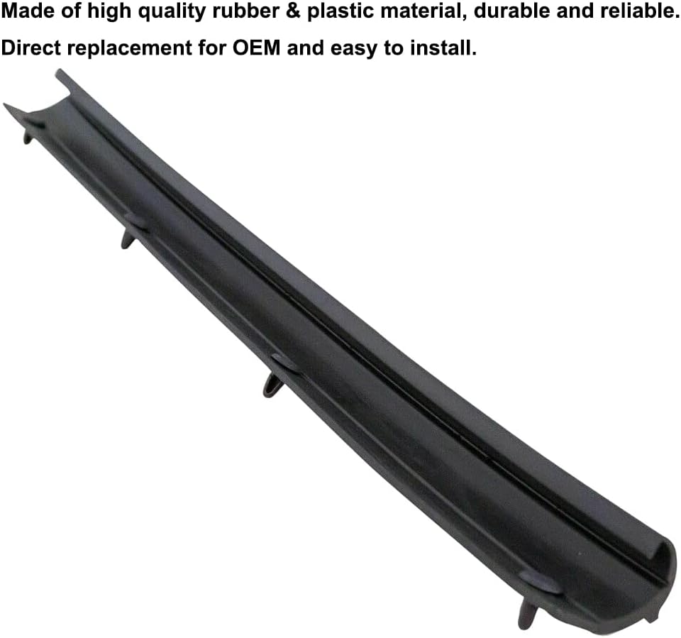 Set of 4 Front & Rear Door Window Trim Seal Rubber Weatherstrip Kit U989