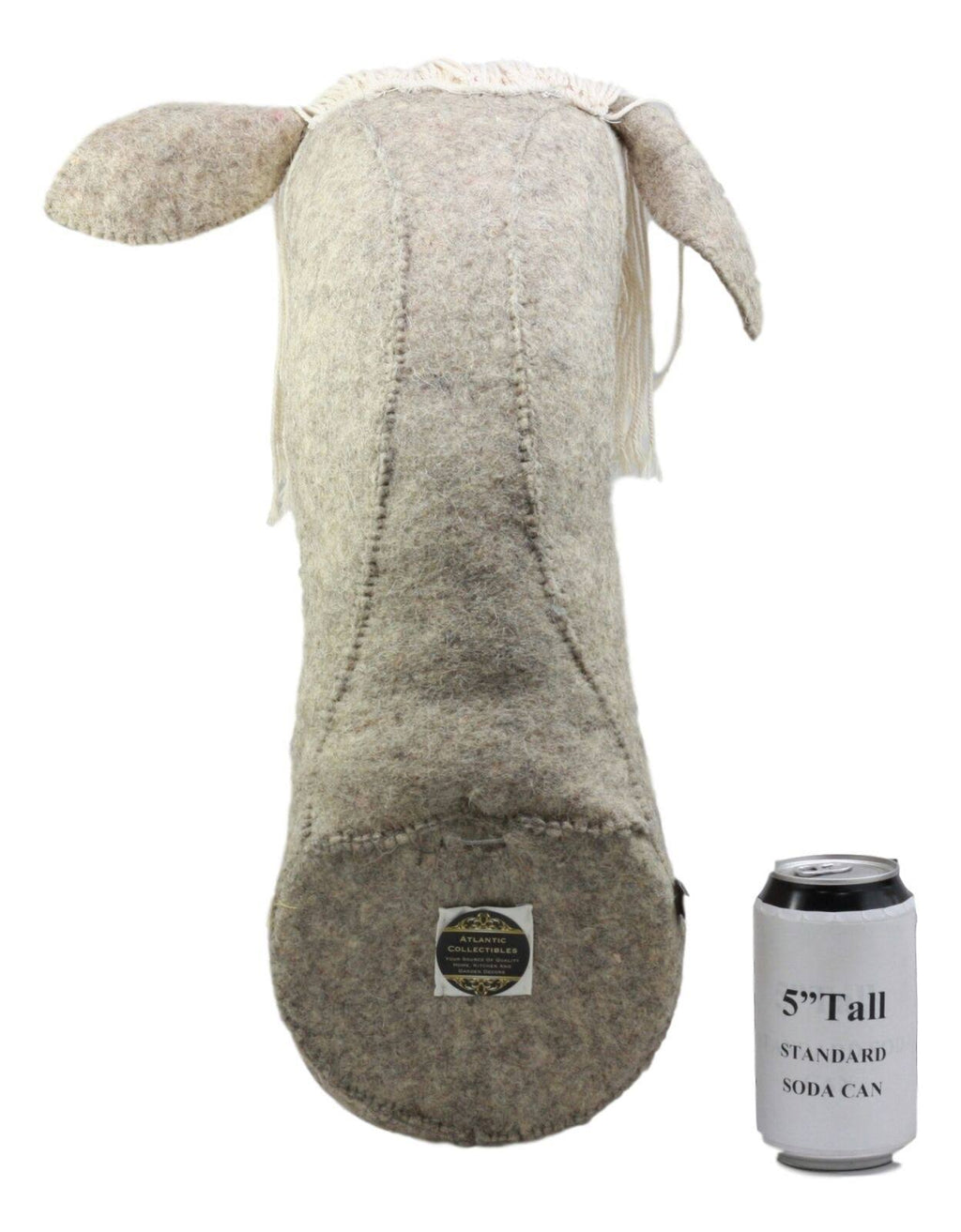 Large Handmade Organic Camelid Llama Head Wall Decor S6398