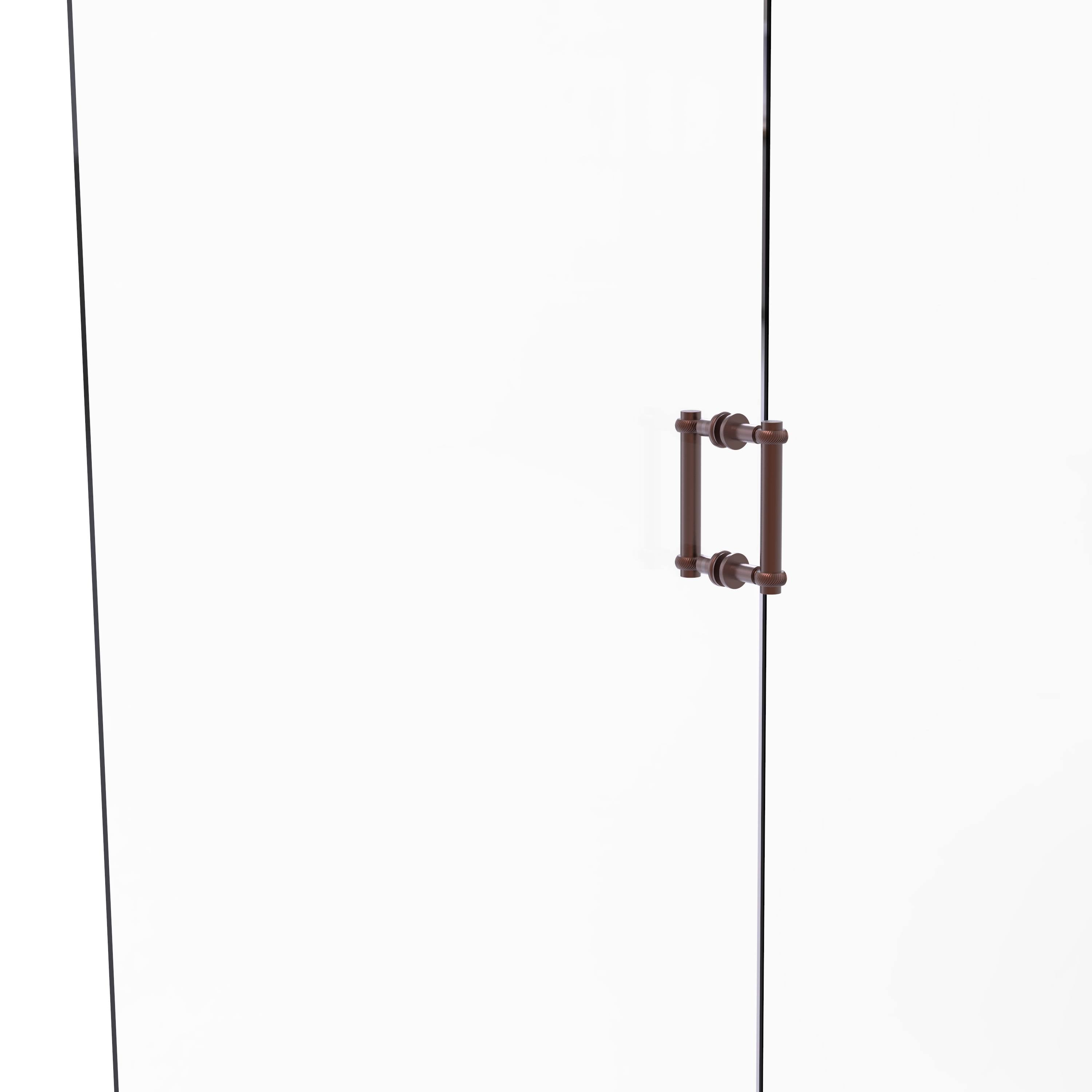 6 in. Antique Copper Shower Door Pull H508