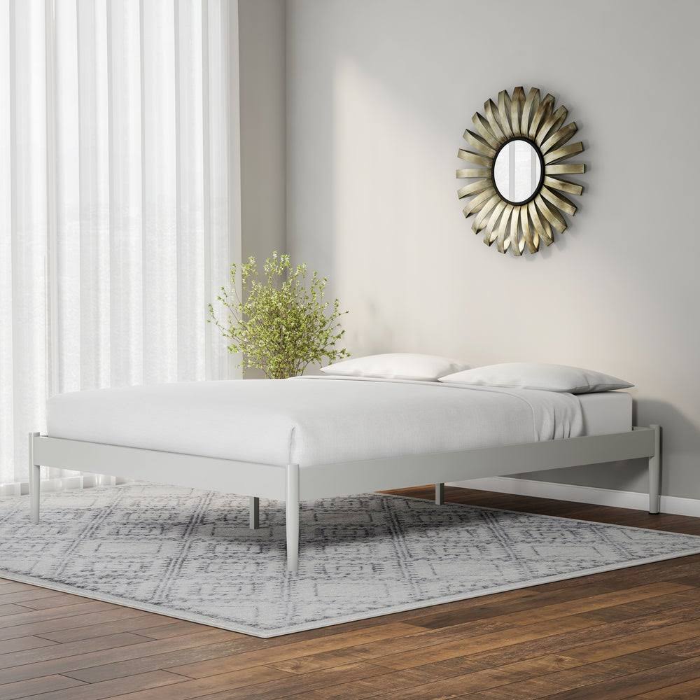 King Stainless Steel Grey Bed Frame N662