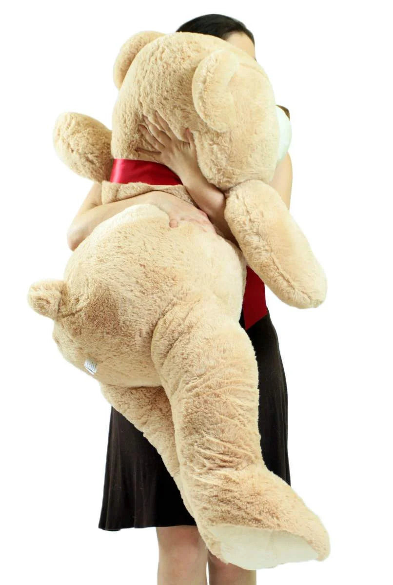 Beige Tan 48 inch Plush Teddy Bear Stuffed Animal C17552