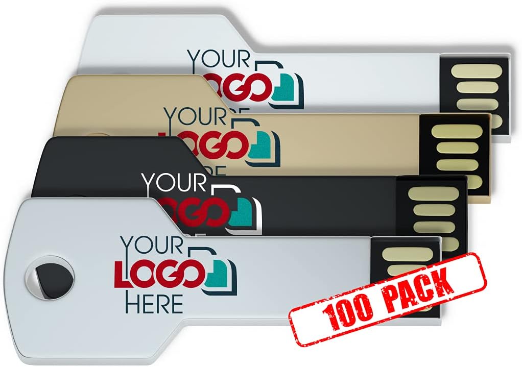 Custom Key Shaped USB Flash Drive 128MB 50 Pack K94485