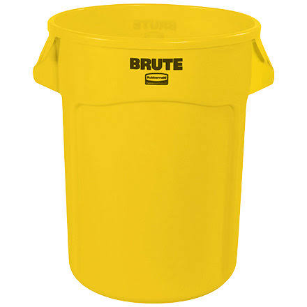 44 Gallon Yellow Trash Can O599