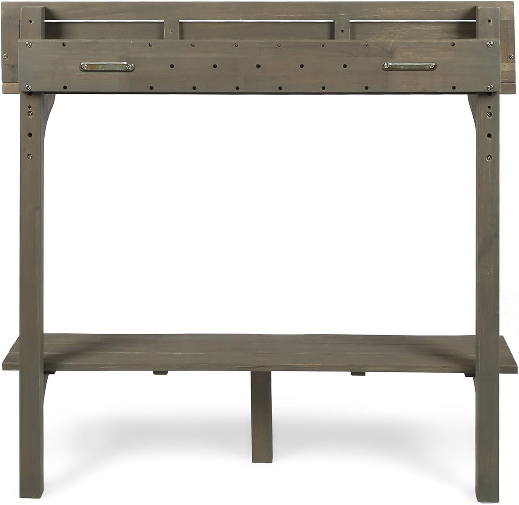 Grey Acacia Wood Bar Table X8122