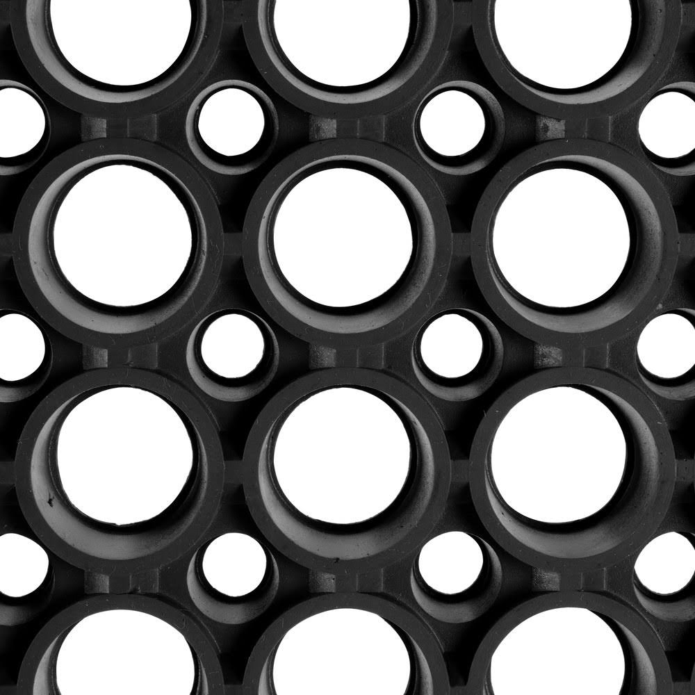 Black Anti-Fatigue Rubber Mat D4873