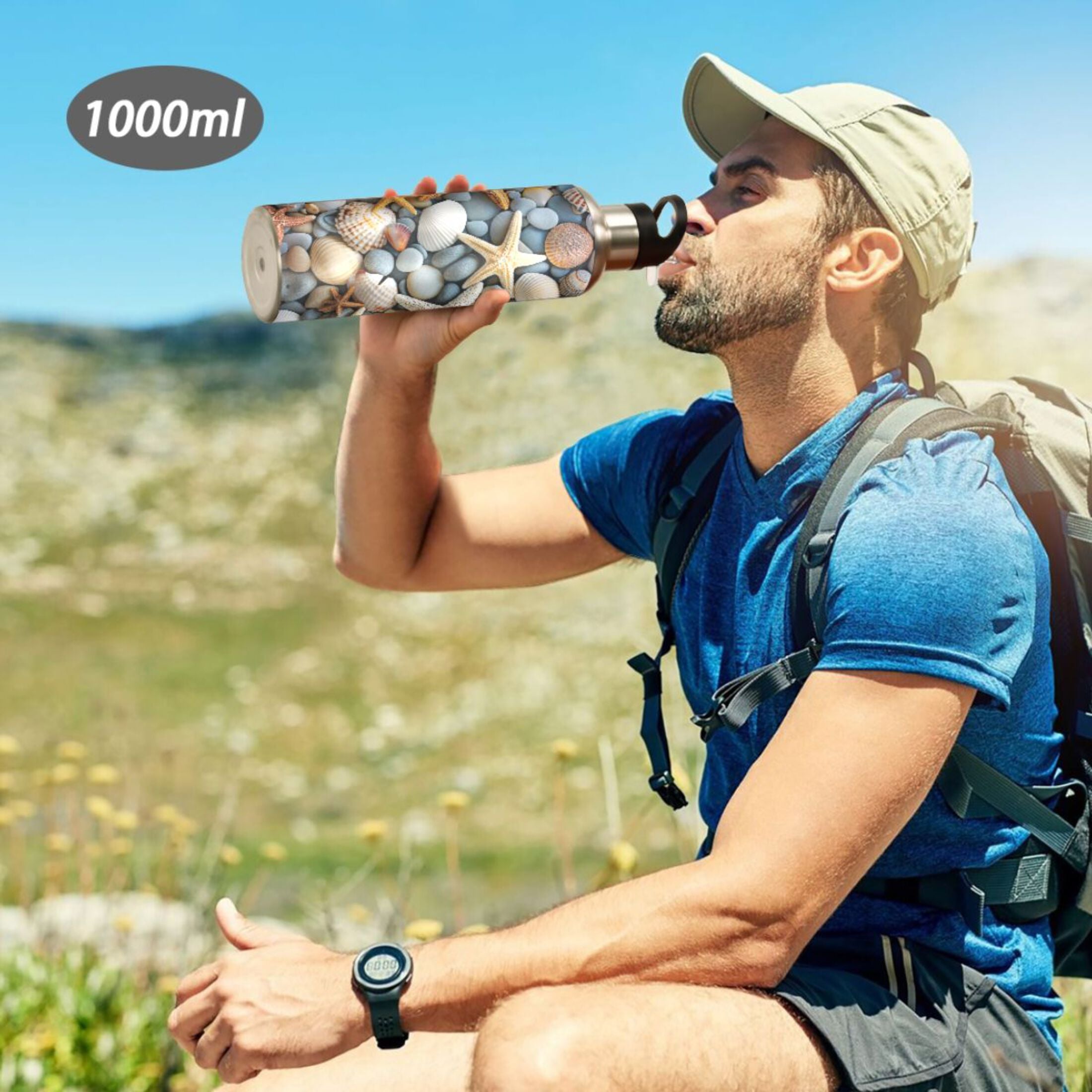 Stainless Steel Insulated Water Bottle with Straw Lid X3507