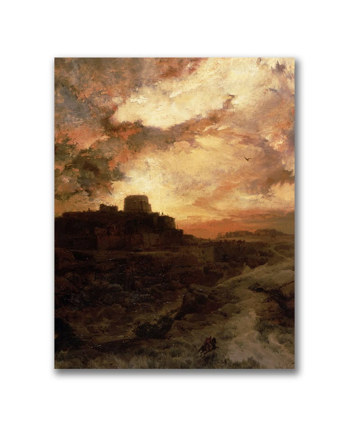 Sunset, Pueblo Del Walpe, Arizona Art Print O88182