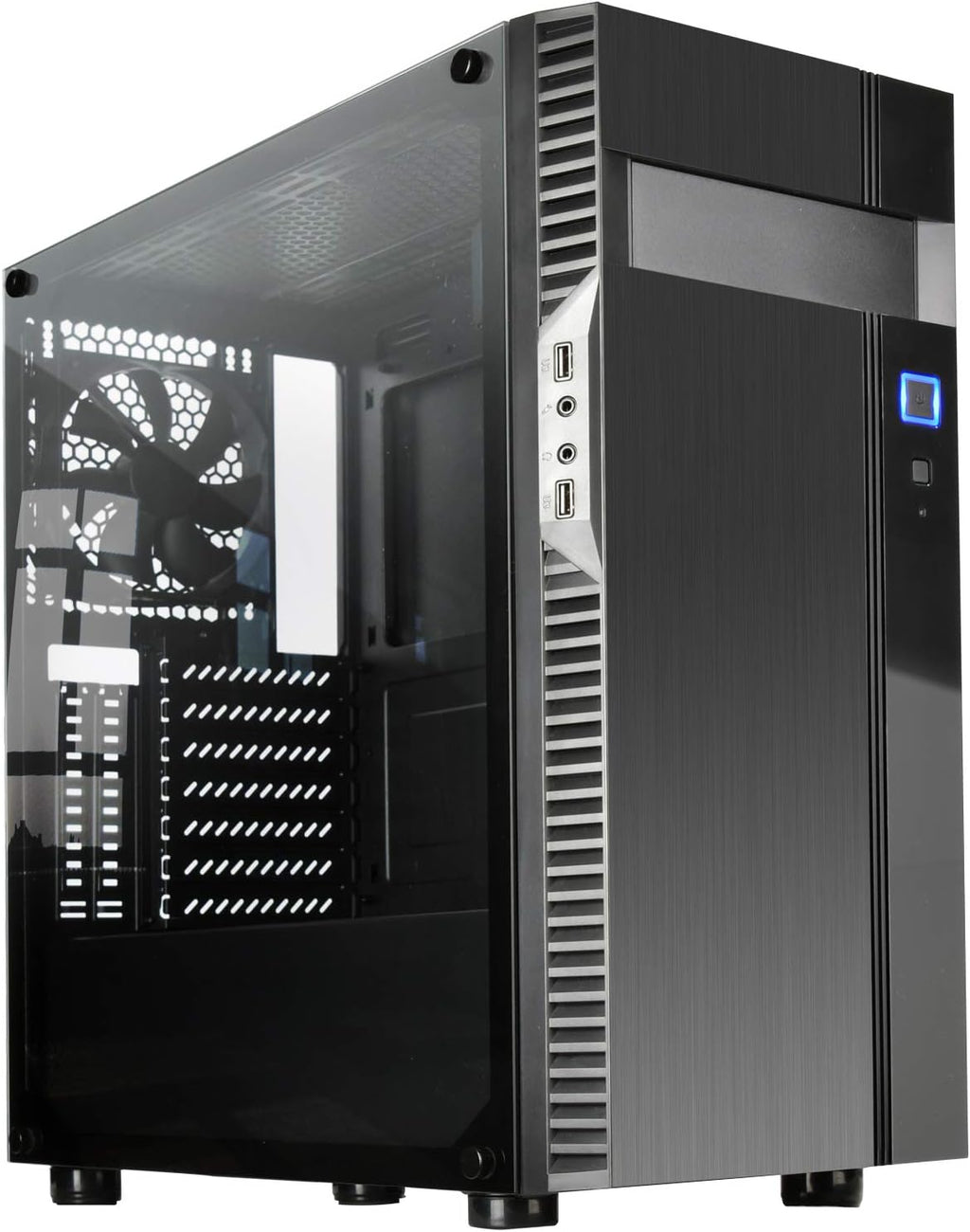 Micro-ATX & ATX Tempered Glass Computer Case V95068