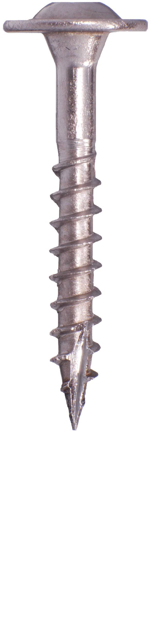 8 by 1-Inch 1/4 Cabinet Screws, 600 Screws U2163