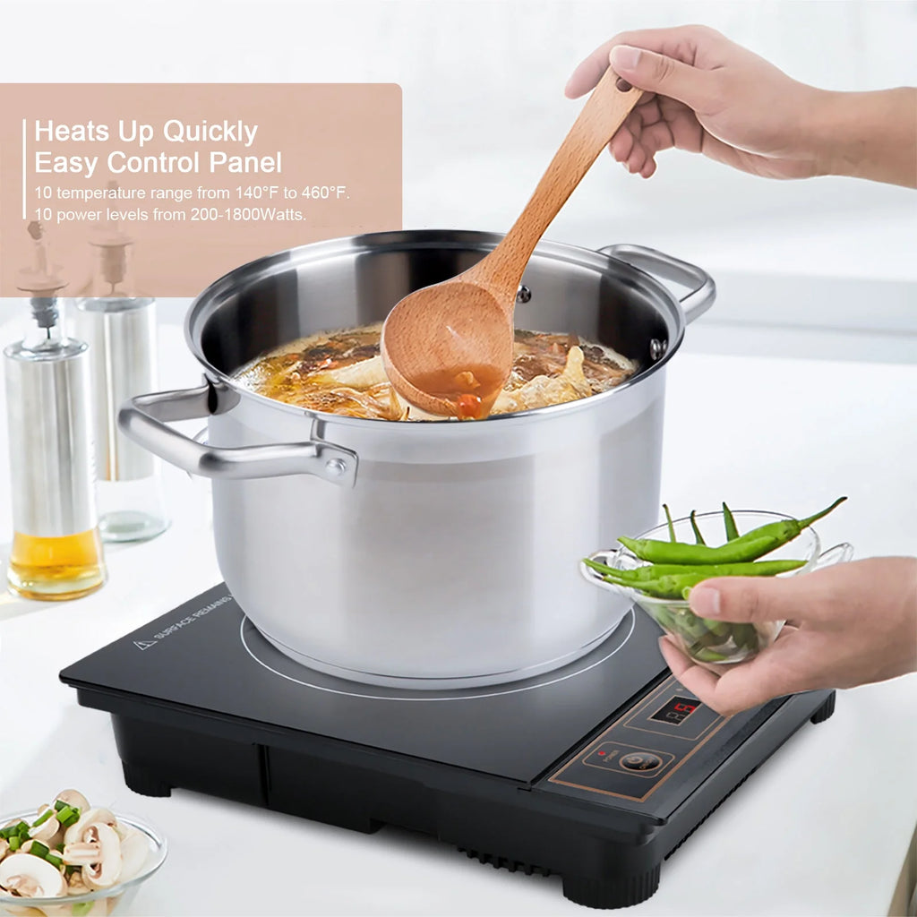 Silver Portable Induction Cooktop F44082