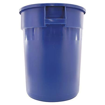 32 gal Blue Rubbermaid Brute Trash Can A473