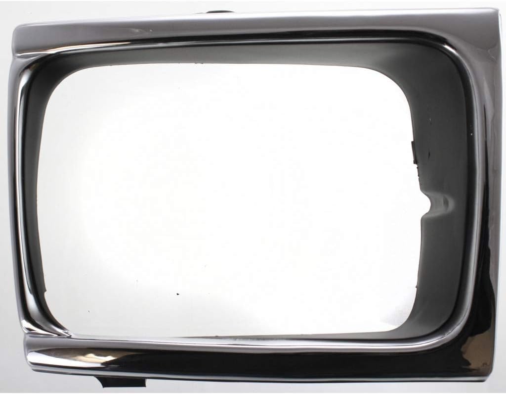 Chrome/Black Headlight Door Pair for Toyota Pickup 1992-1995 X311374