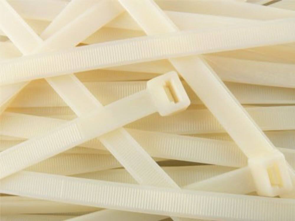 18 inch Natural Cable Tie - 100 Pack E266