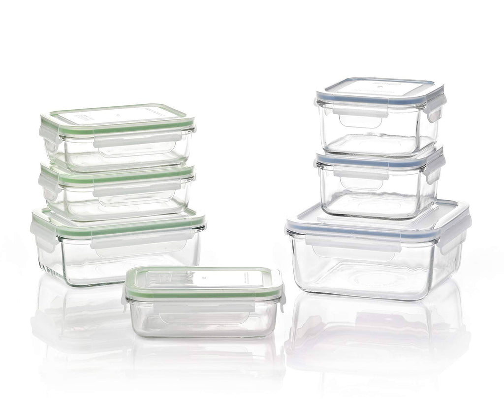 14-Piece Ovenproof Glass Food Storage Container Set Q294474