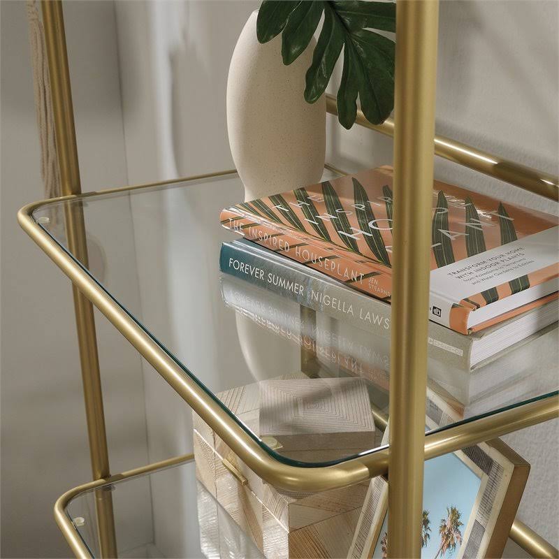 5-Shelf Bookcase in Satin Gold B54750