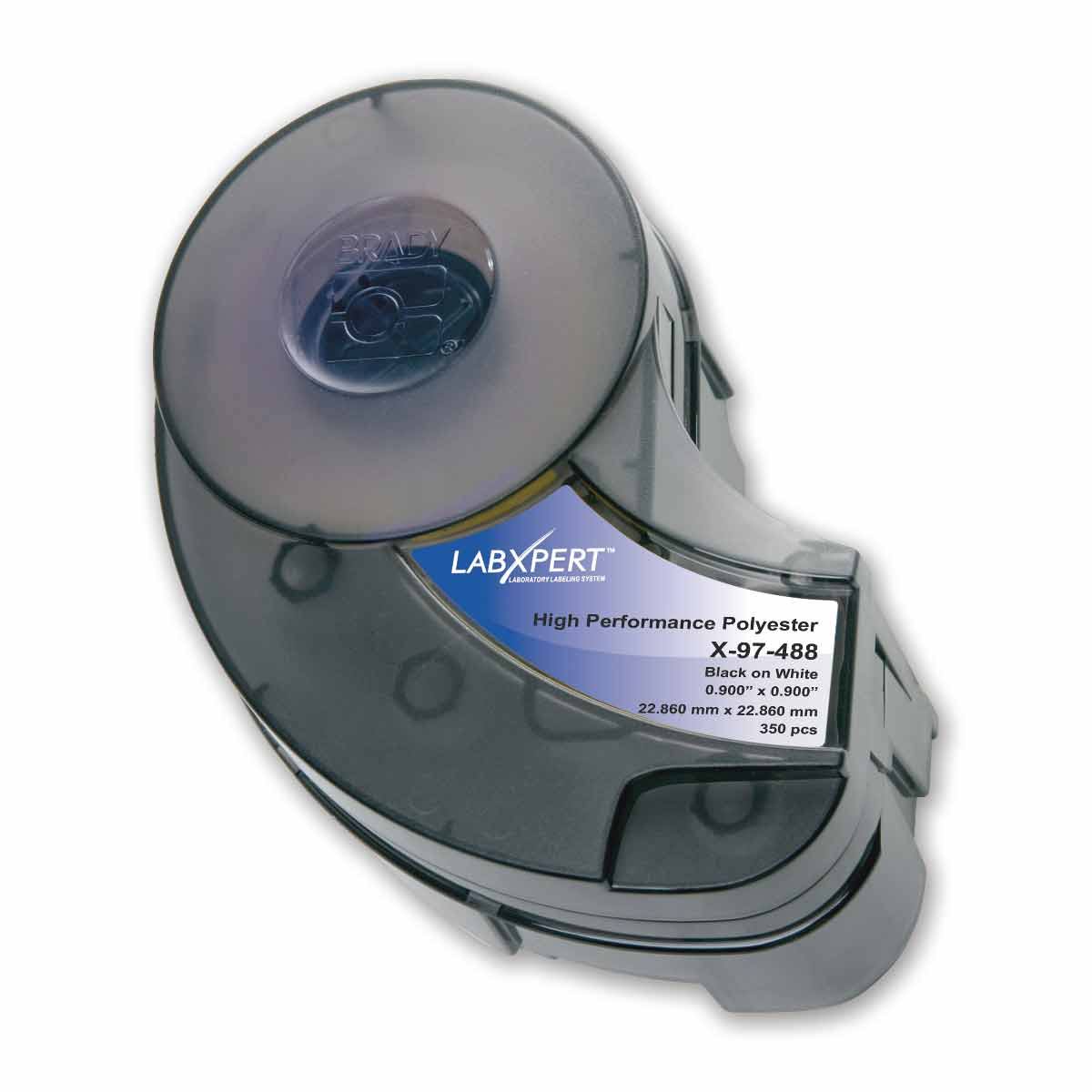 Black/White Label Cartridge, 8/9 in. W L8635