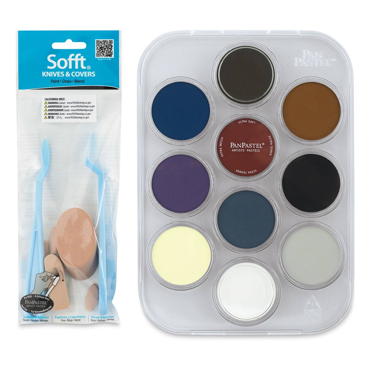 Set of 10 Colors Pastel Art Tools O34588
