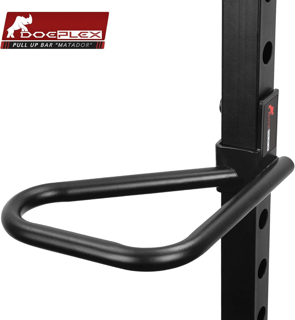Set of 2 Barbell Rack Holders Dip Grip Handles H71318