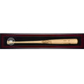 Mahogany Framed Single Bat Display Case M279