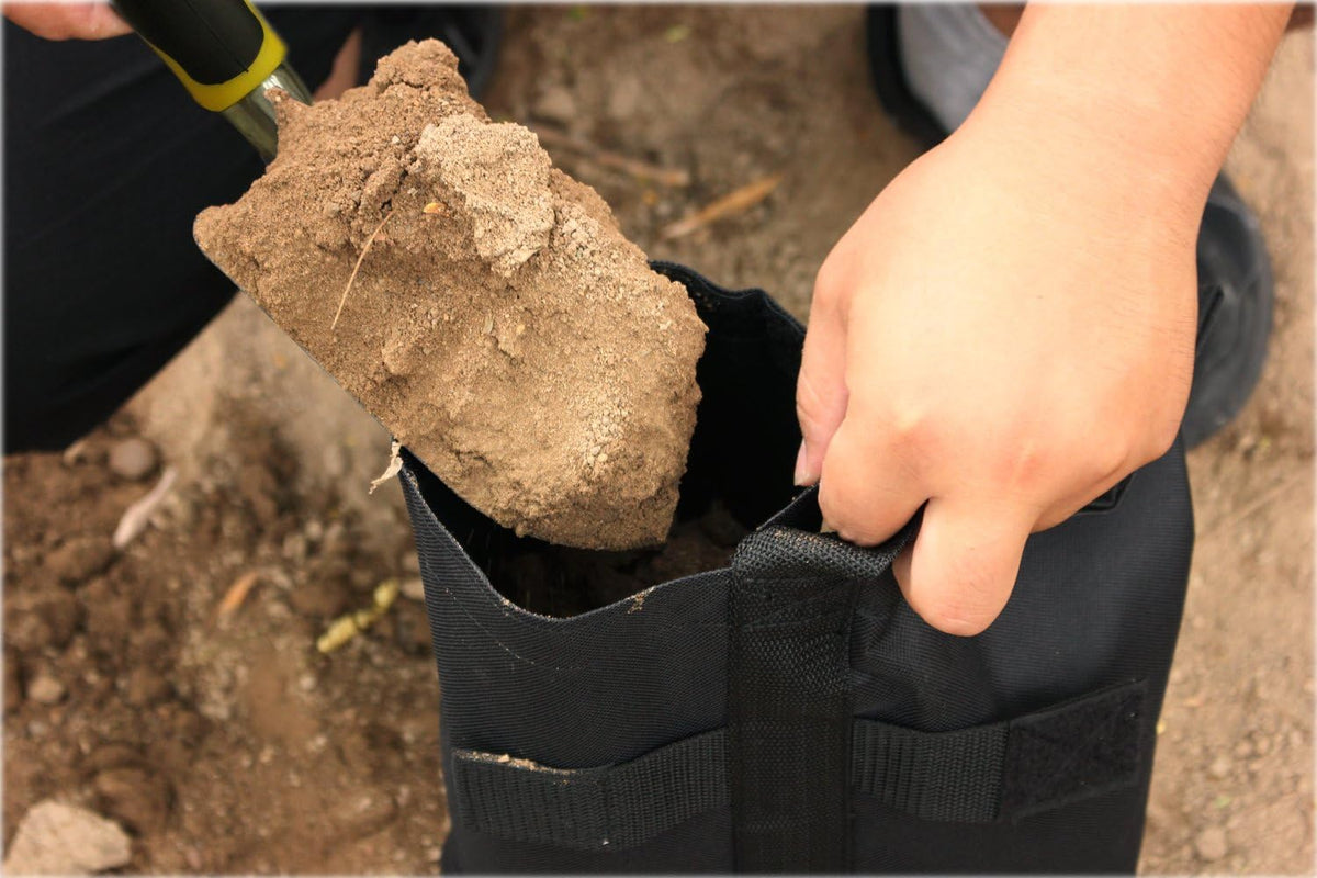 4 PCS Canopy Tent Weighted Feet Bag Sand Bag Y75857