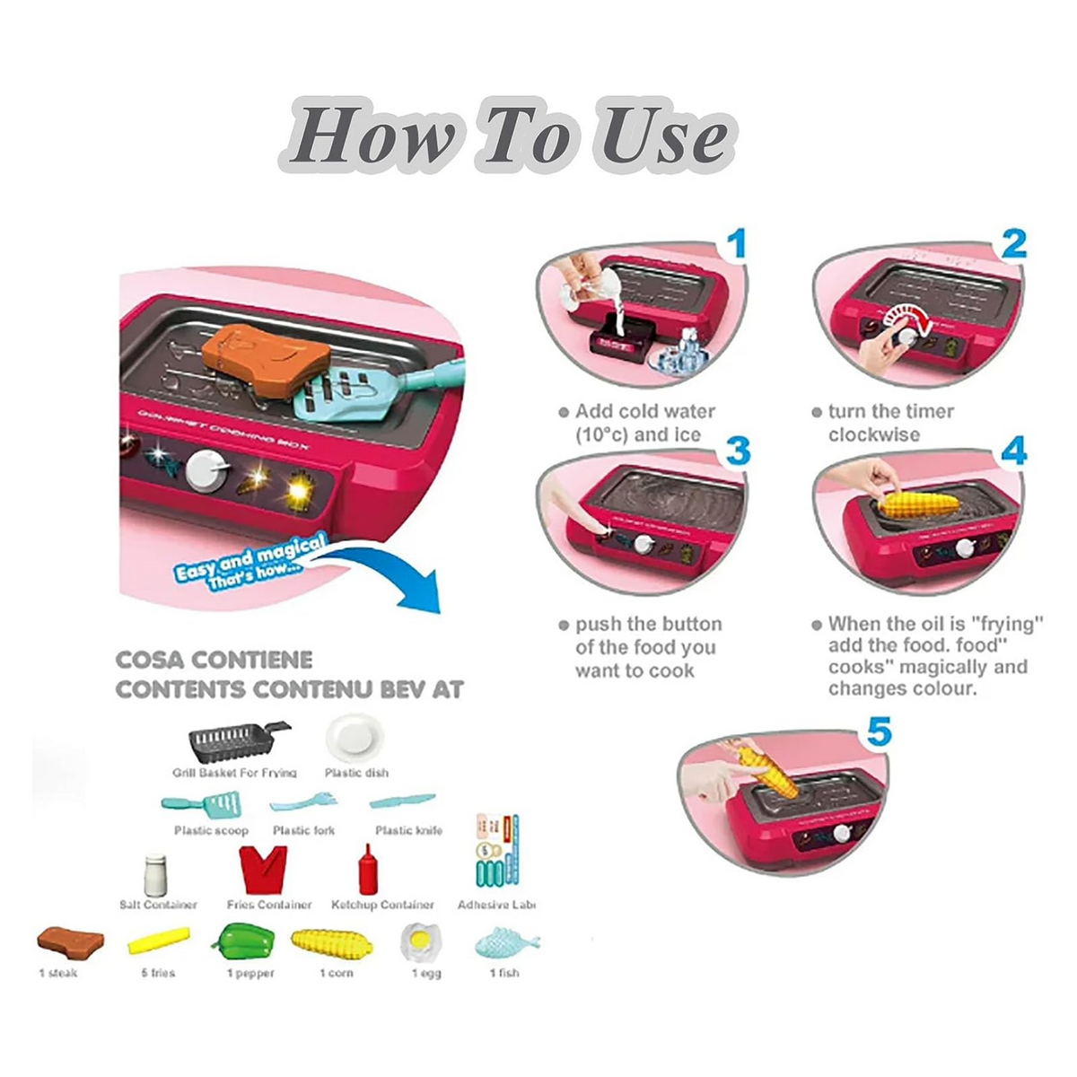Gourmet Cooking Box Toy for Kids I19883