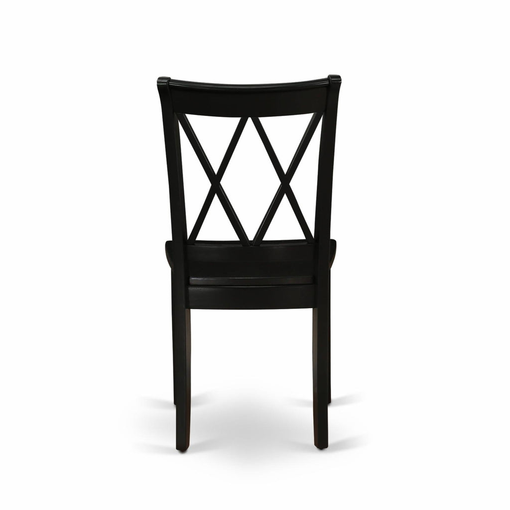 Black Wood Dining Chairs (Set of 2) K439