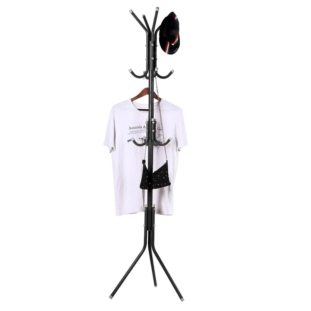 Stainless Steel Coat Rack with 12 Hooks B919062