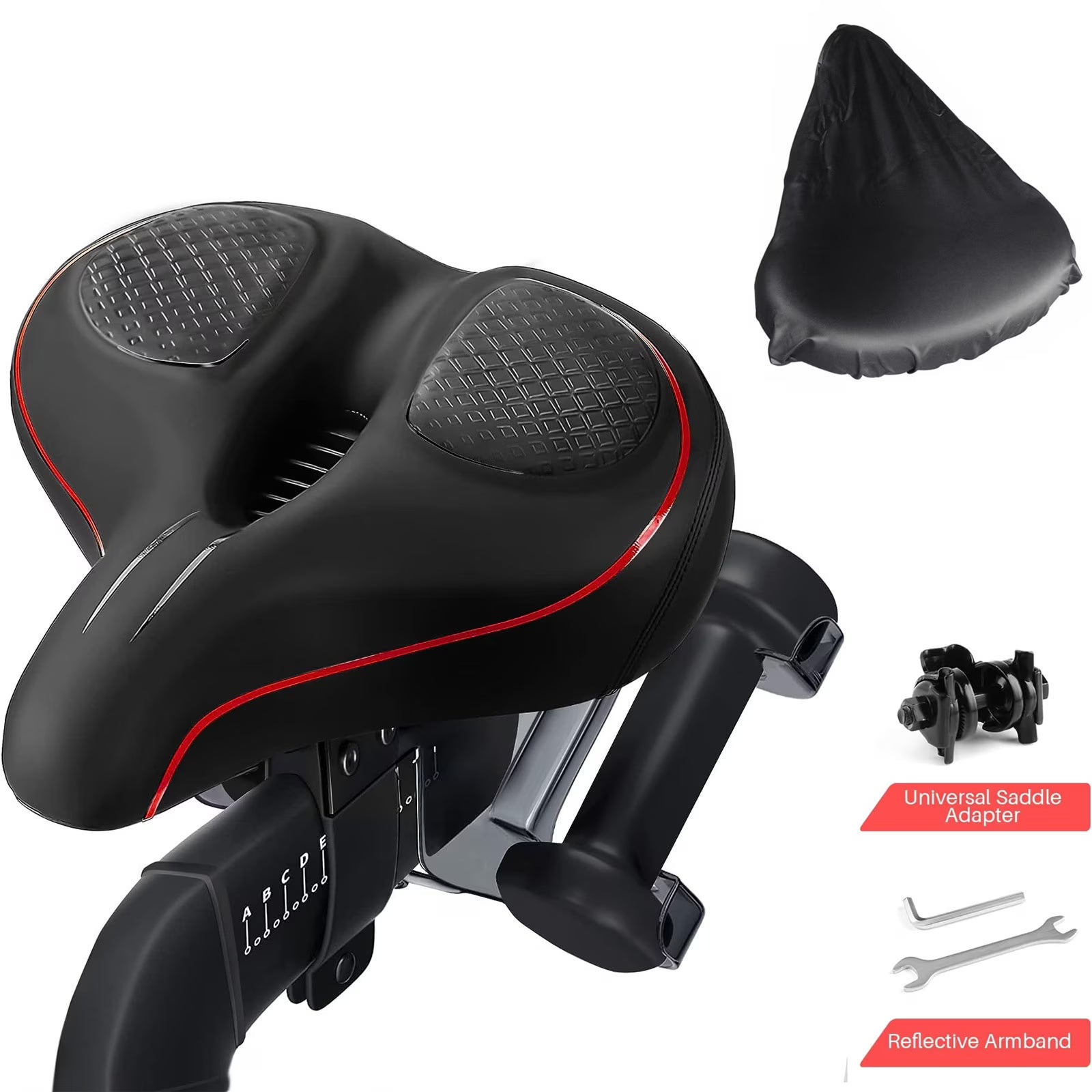 Breathable Bike Seat with Absorbing Ball G6054