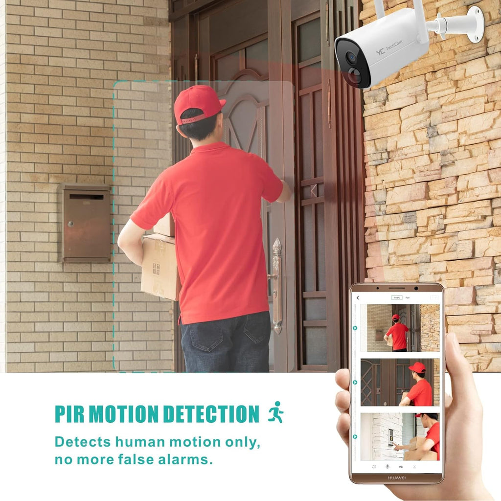 Outdoor Solar Security Camera Wireless 1080P HD Surveillance Camera G3247