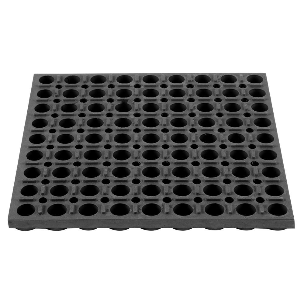 Black Anti-Fatigue Rubber Mat D4873