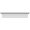 Unfinished Polyurethane Crosshead Entry Door Casing Accent in White L59299