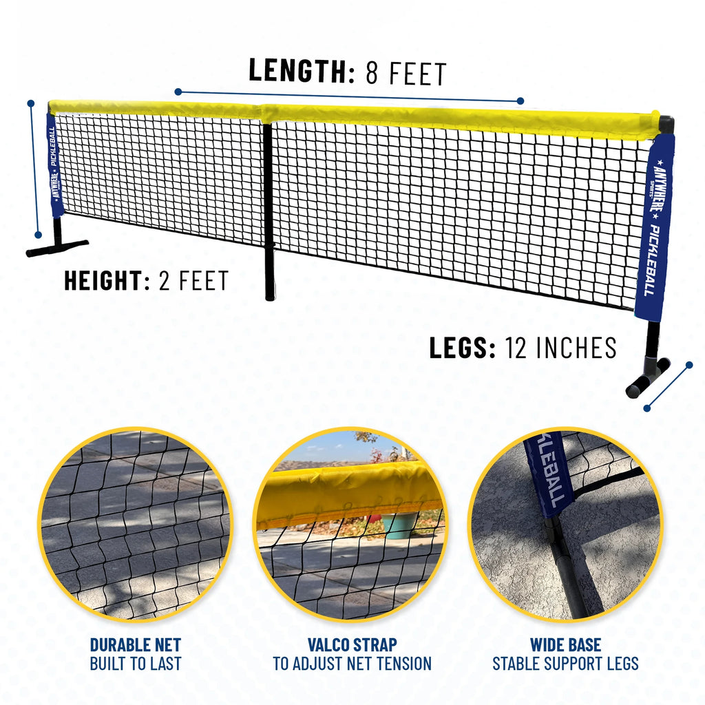 Youth Pickleball Set with Net, Paddles, and Balls R149351