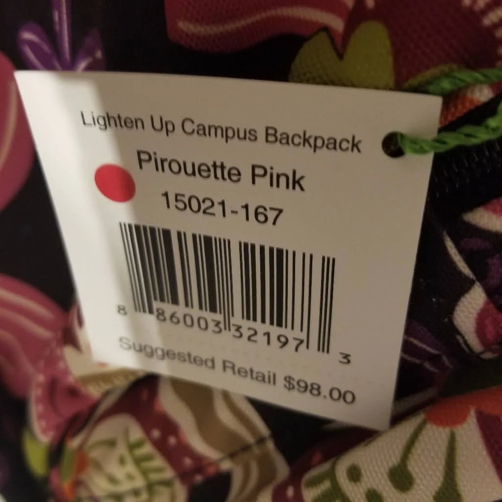 Pirouette Pink Campus Backpack B9228