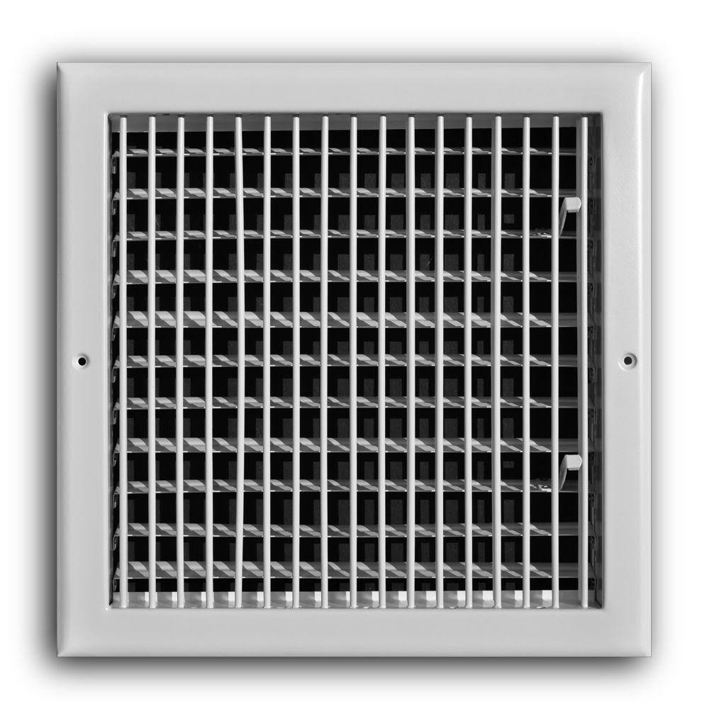 White Adjustable 1-Way Wall/Ceiling Register B627
