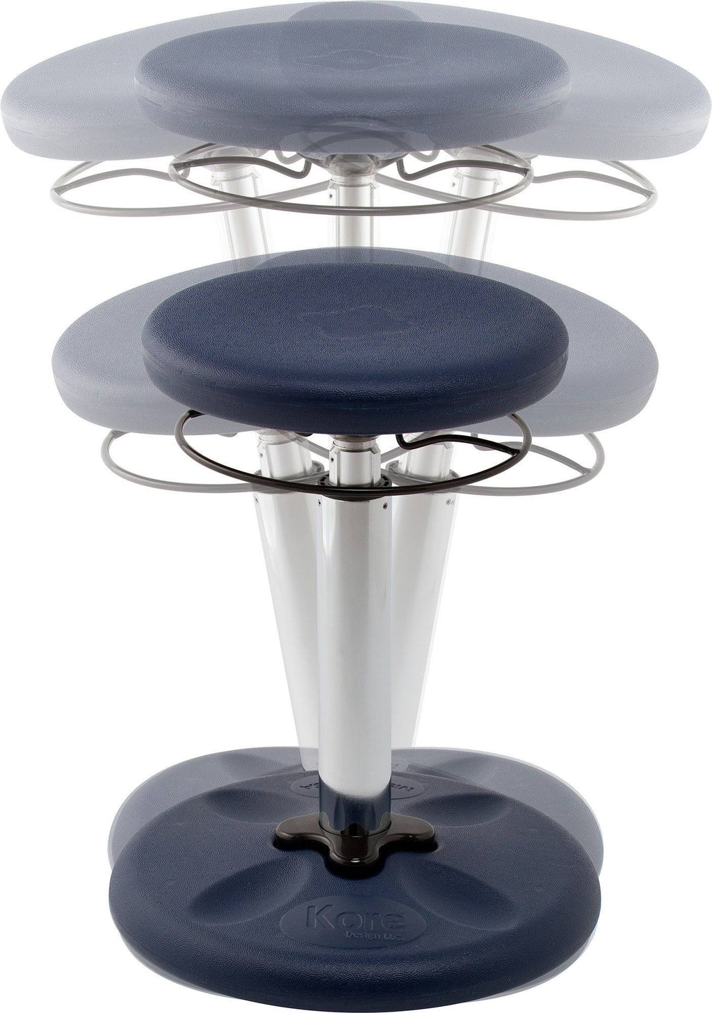 Adjustable Wobble Chair, Dark Blue C4626