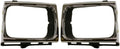 Chrome/Black Headlight Door Pair for Toyota Pickup 1992-1995 X311374