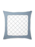 Blue / White European Sham K781