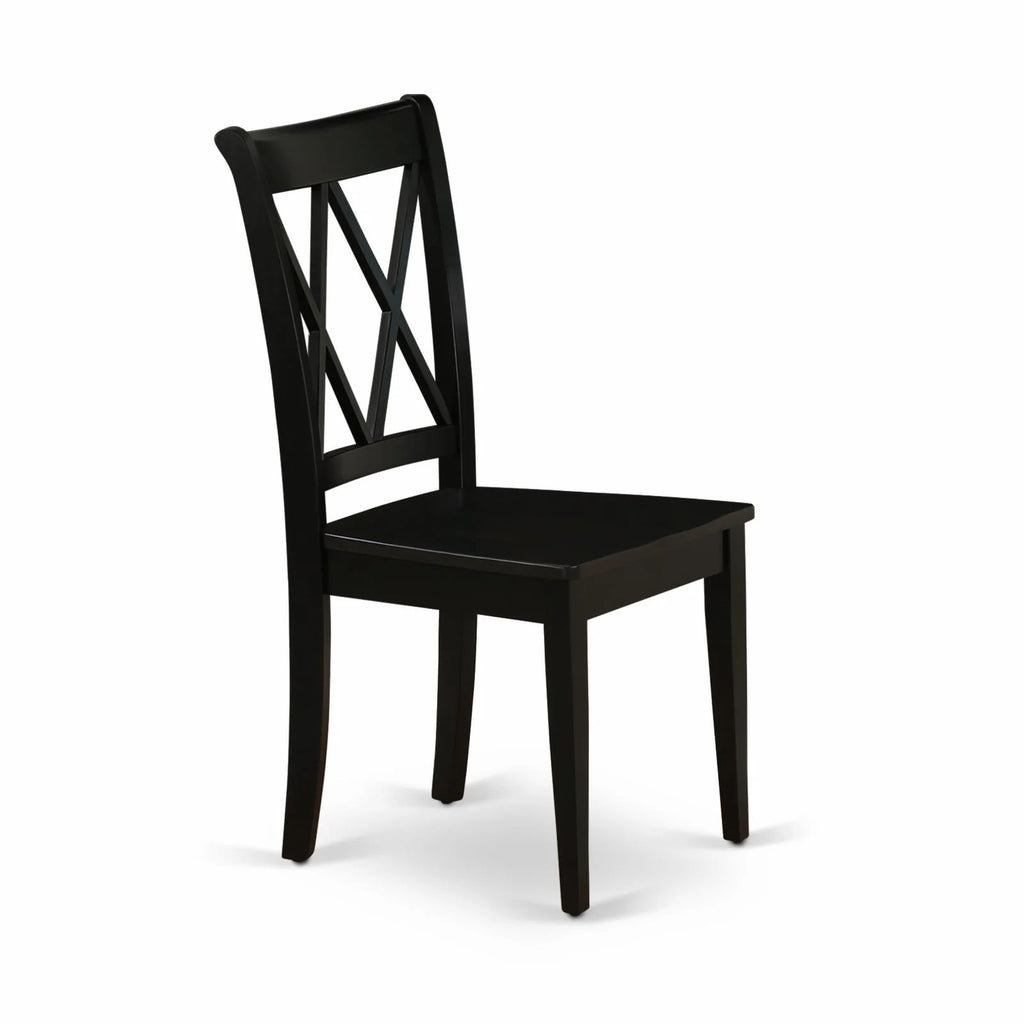 Black Wood Dining Chairs (Set of 2) K439