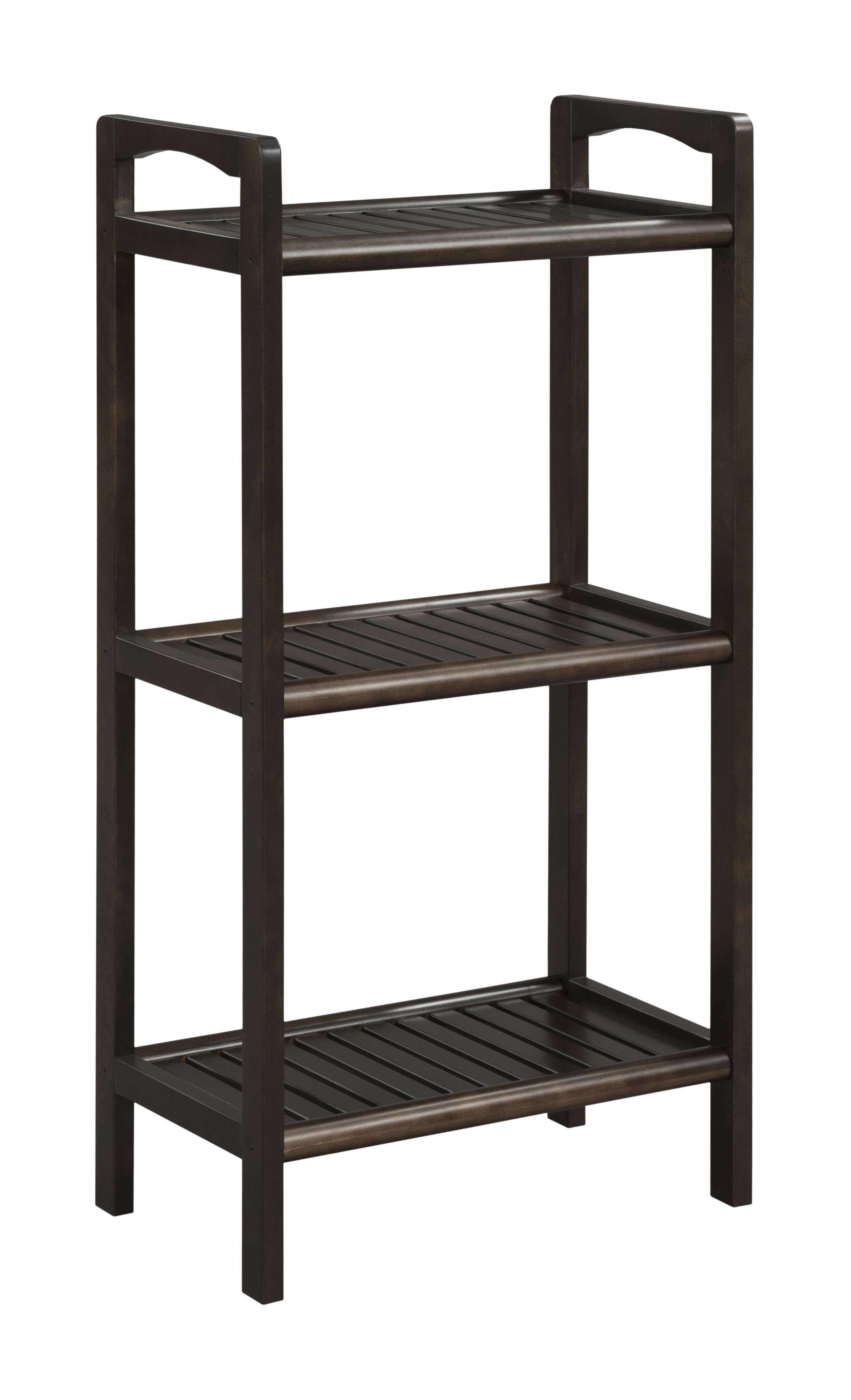 Solid Birch Wood 3 Shelf Tower H36932